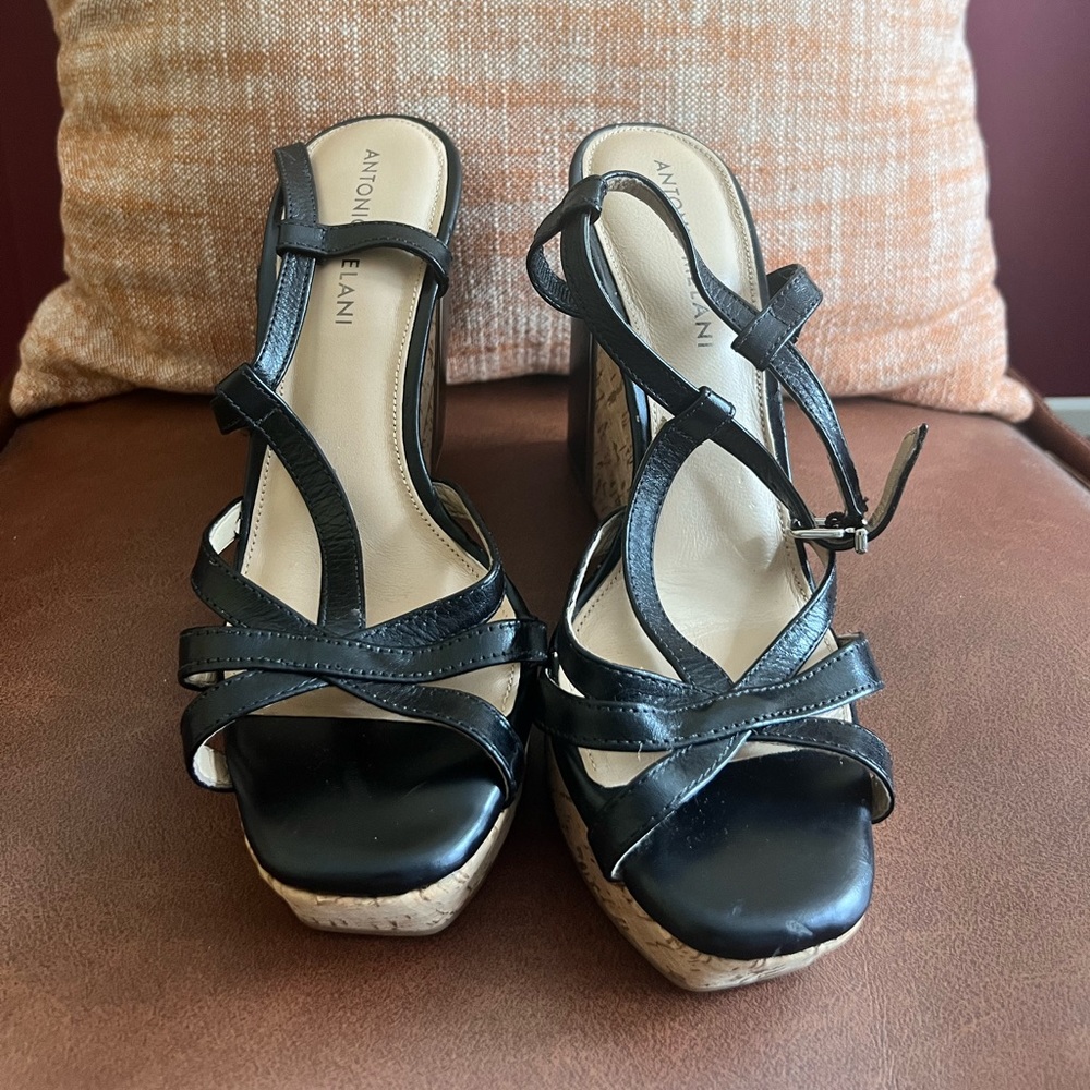 Antonio melani shoes Selmaa Tstrap Wedge Sandals